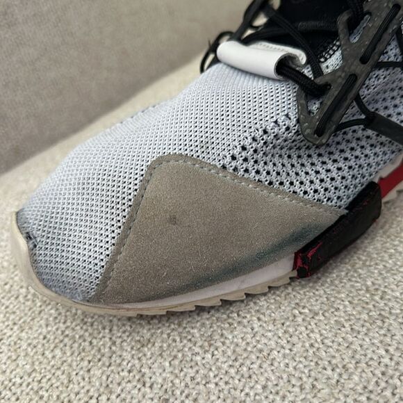 Adidas Y-3 Yohjo Yamamoto Harigane Red Black White Sneaker Rare Find Size 12 - Picture 8 of 16